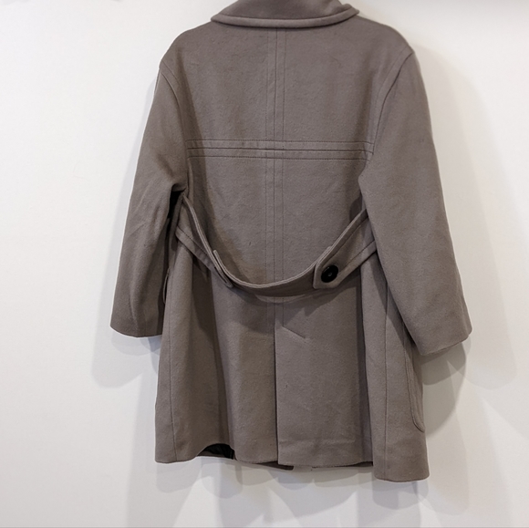 Zara - Quilted Wool Peacoat - Picture 7 of 15